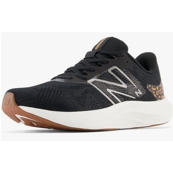 New Balance Women's DynaSoft Pro Run V2 Shoe, Black/Silver Metallic, 6 - Picture 1 of 10